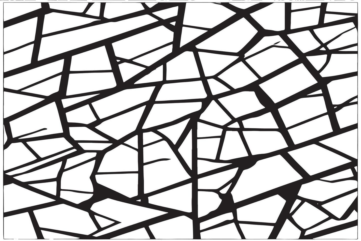 irregular pattern black texture on pure white isolated background for background or texture vector