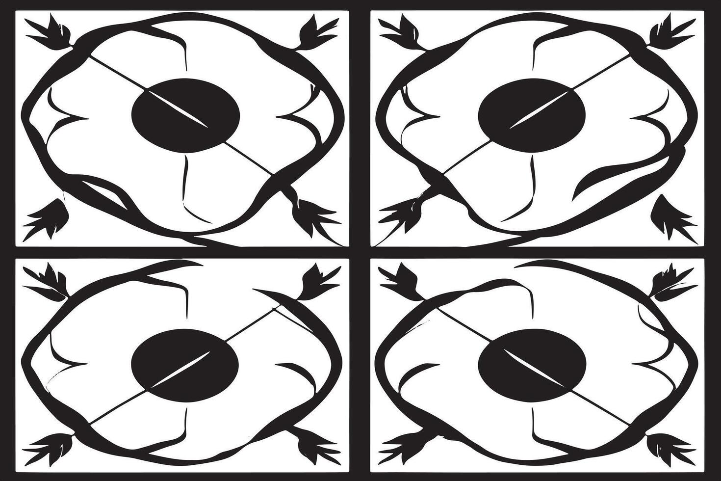 black and white seamless pattern image for background or texture, EPS 10 vector