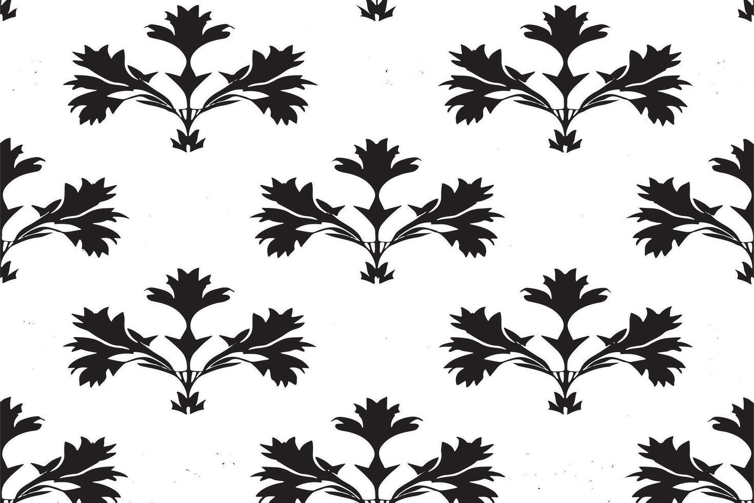 black and white seamless pattern image for background or texture, EPS 10 vector