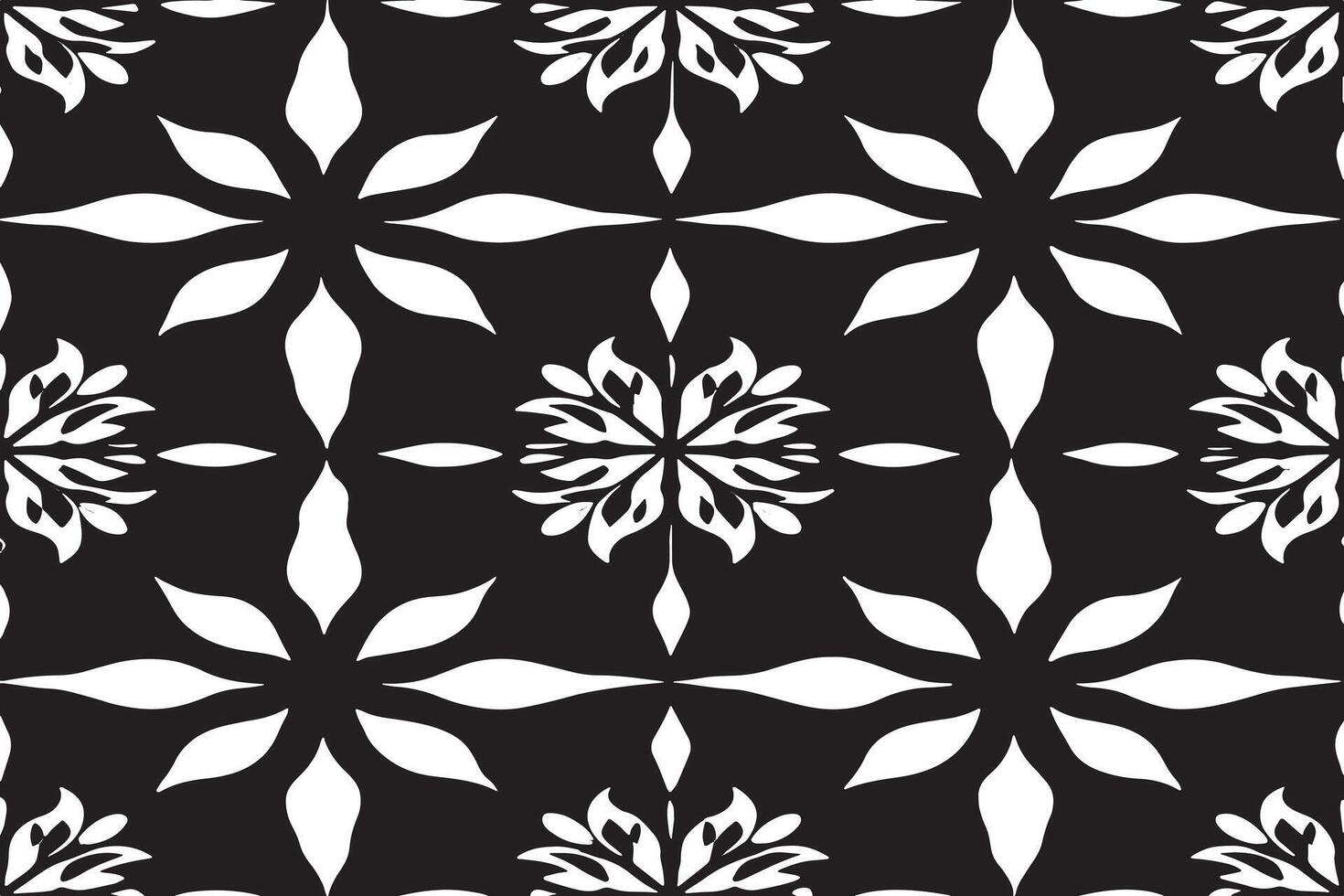 black and white seamless pattern image for background or texture, EPS 10 vector