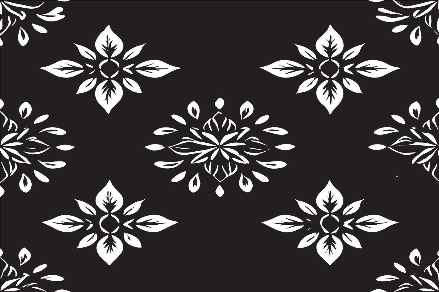 black and white image of seamless pattern for background or texture vector