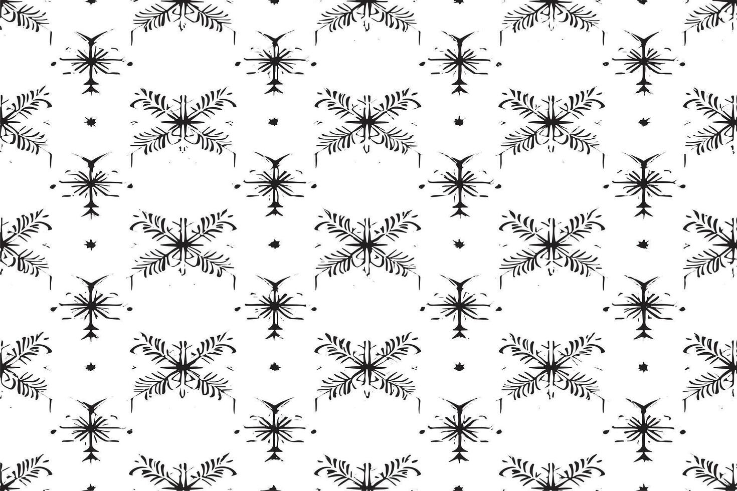 black and white seamless pattern image for background or texture, EPS 10 vector