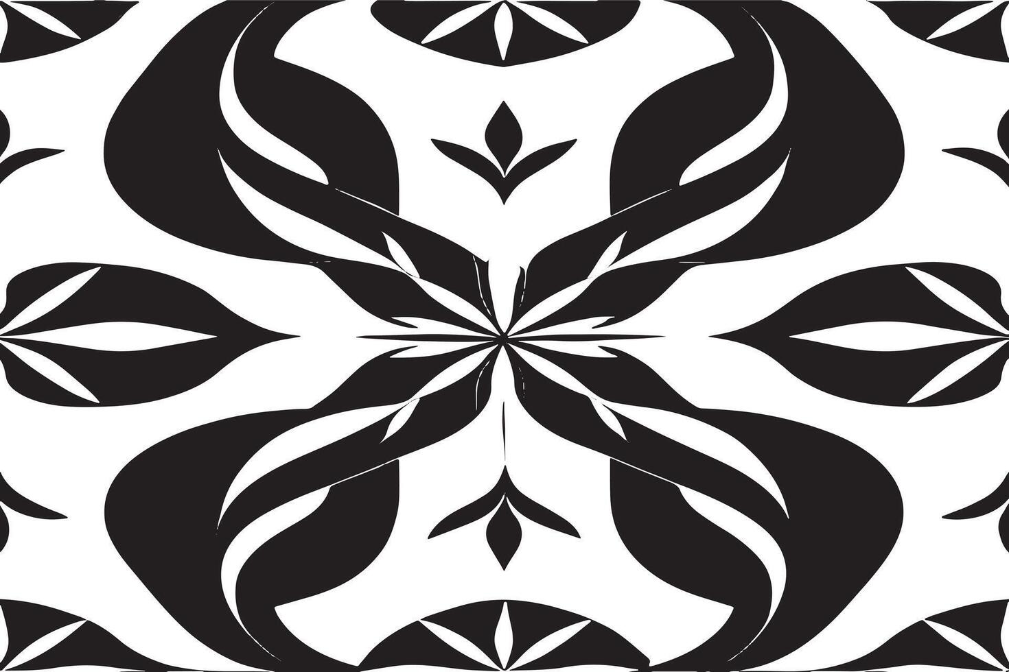 black and white seamless pattern image for background or texture, EPS 10 vector