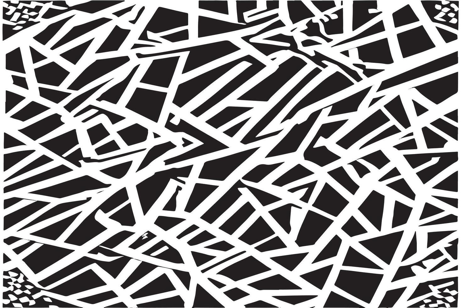 irregular pattern black texture on pure white isolated background for background or texture vector
