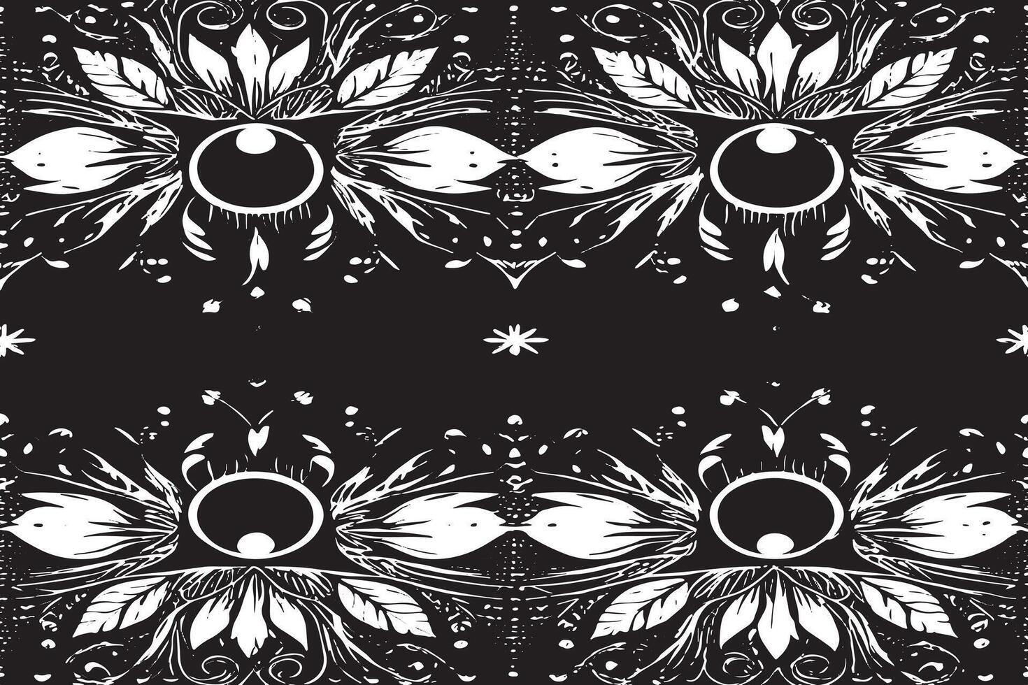 black and white seamless pattern image for background or texture, EPS 10 vector