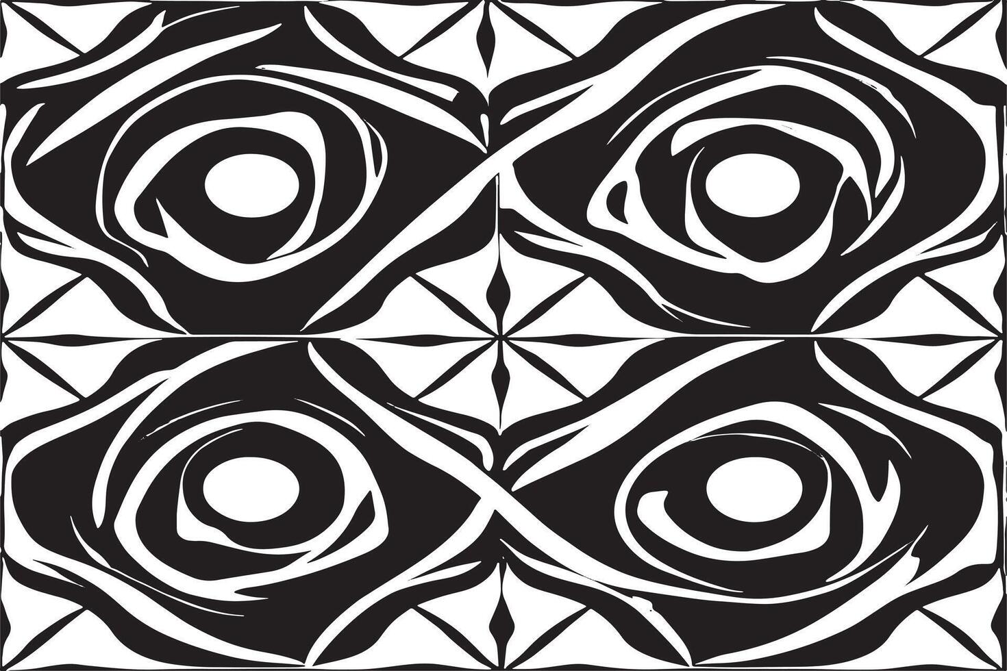 seamless black pattern on white background image for background or texture vector