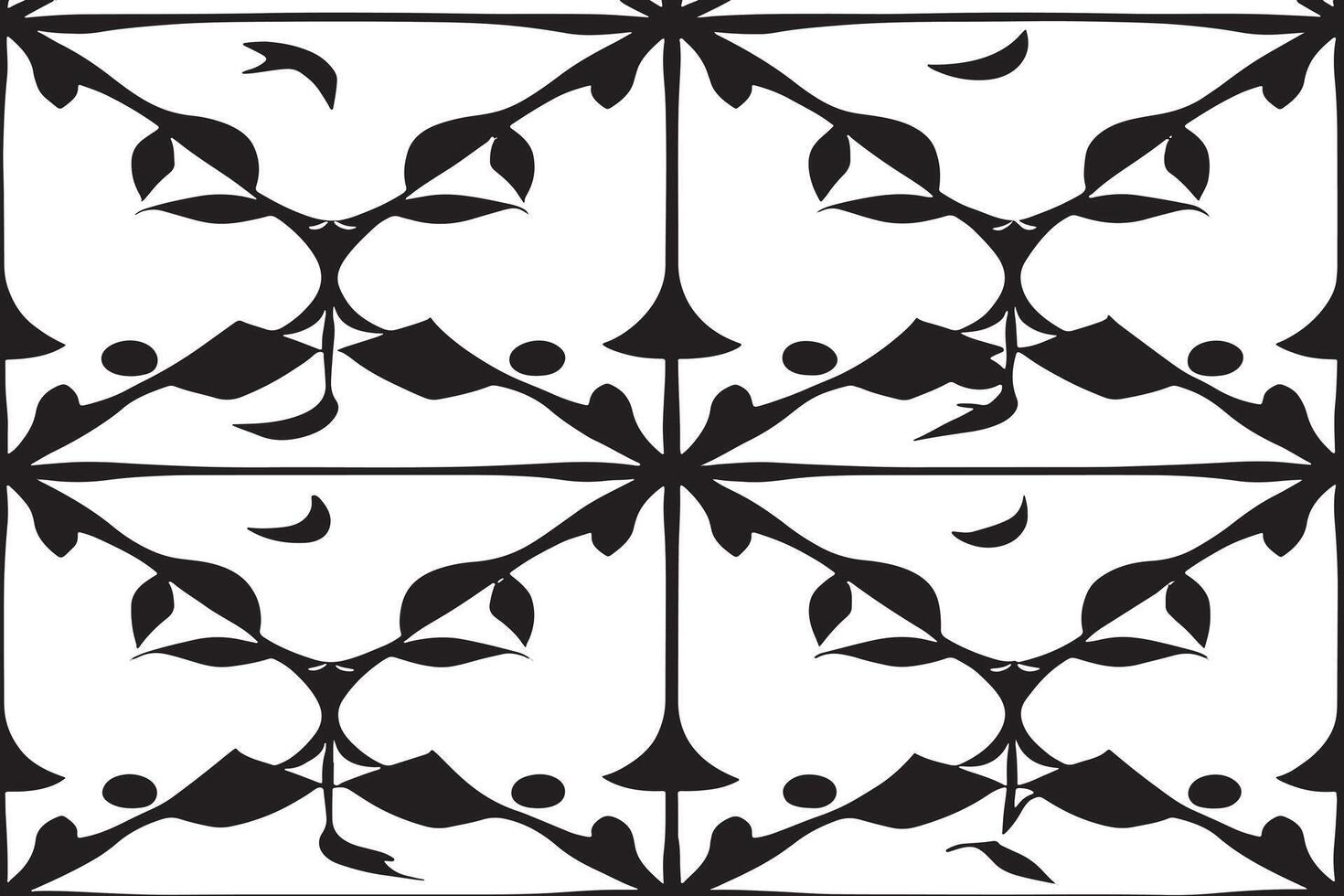 black and white seamless pattern image for background or texture, EPS 10 vector