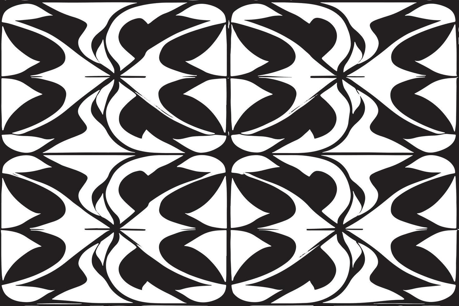 black and white seamless pattern image for background or texture, EPS 10 vector