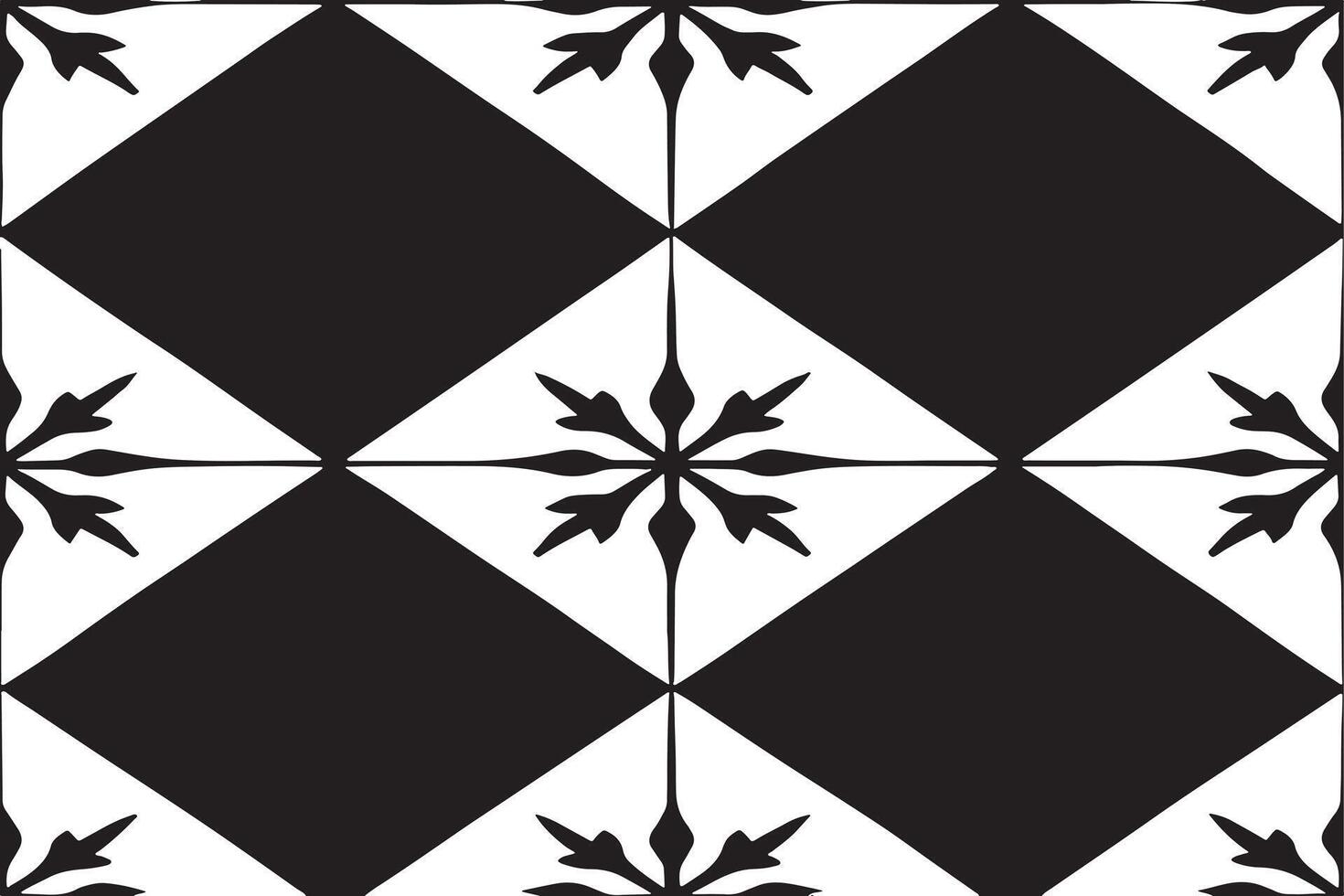 black and white seamless pattern image for background or texture, EPS 10 vector