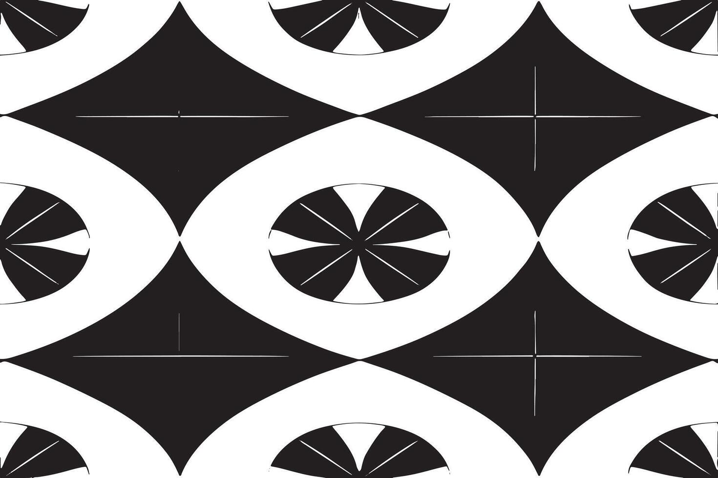 black and white seamless pattern image for background or texture, EPS 10 vector
