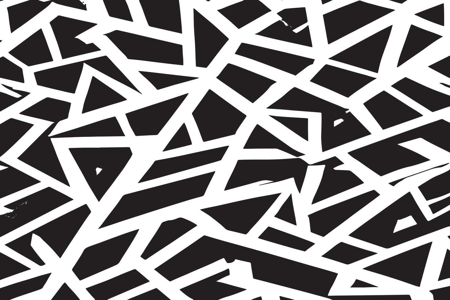 irregular pattern black texture on pure white isolated background for background or texture vector