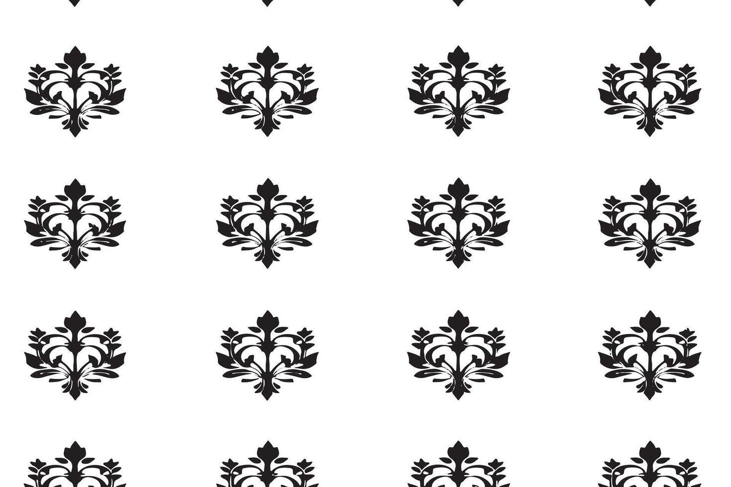 black and white seamless pattern image for background or texture, EPS 10 vector