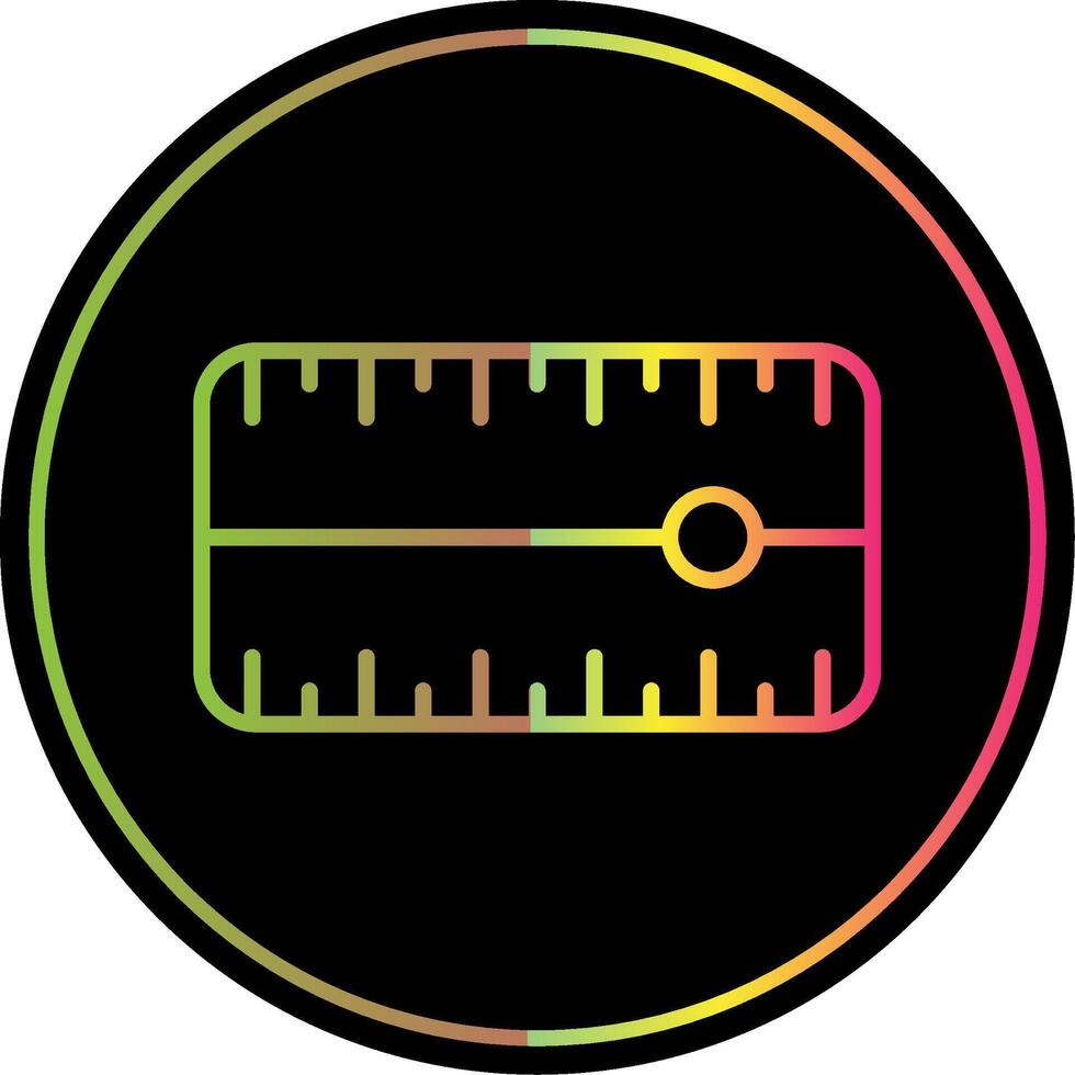 Dial Line Gradient Due Color Icon Design vector