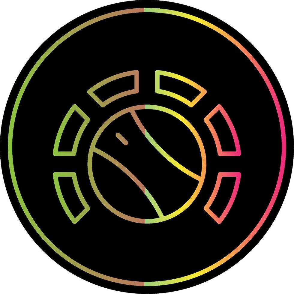 Thermostat Line Gradient Due Color Icon Design vector