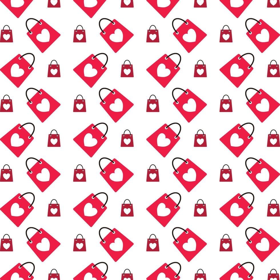Love shipping sensitive trendy multicolor repeating pattern illustration design vector