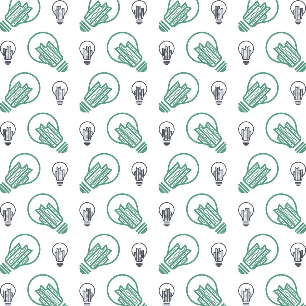 Smart city sensitive trendy multicolor repeating pattern illustration background design vector