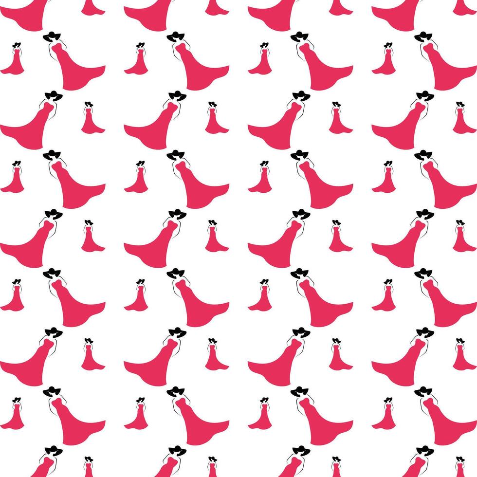 Beauty fashion artful trendy multicolor repeating pattern illustration design vector