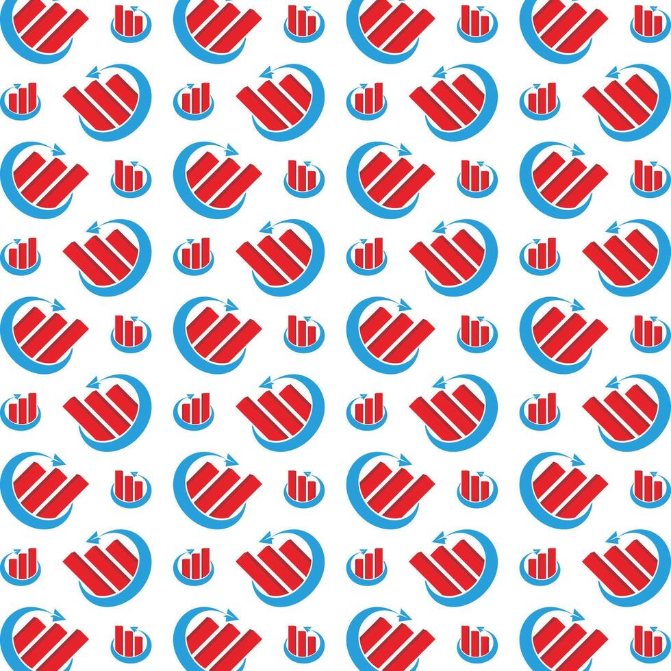 Success artful trendy multicolor repeating pattern illustration design vector