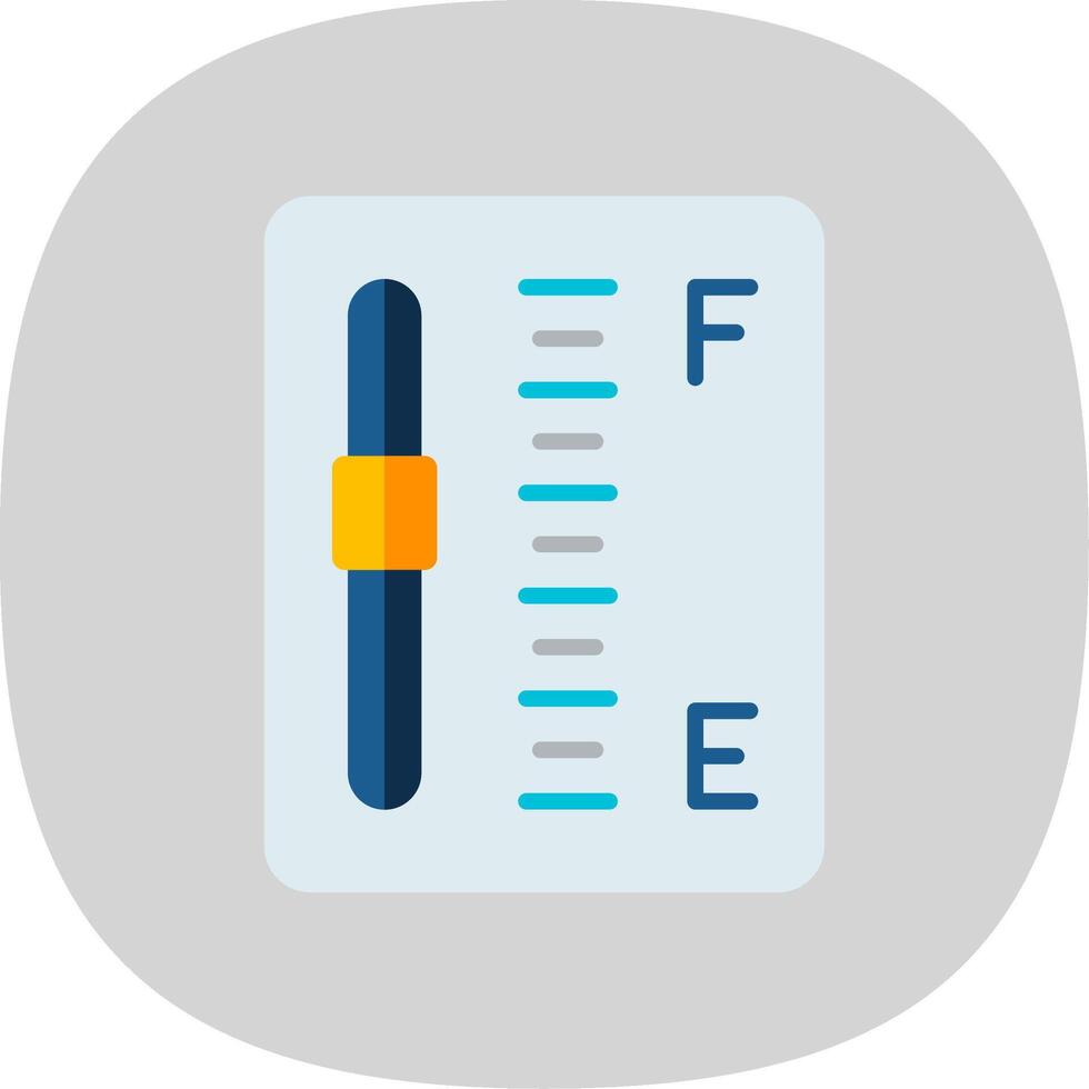 Gauge Flat Curve Icon Design vector