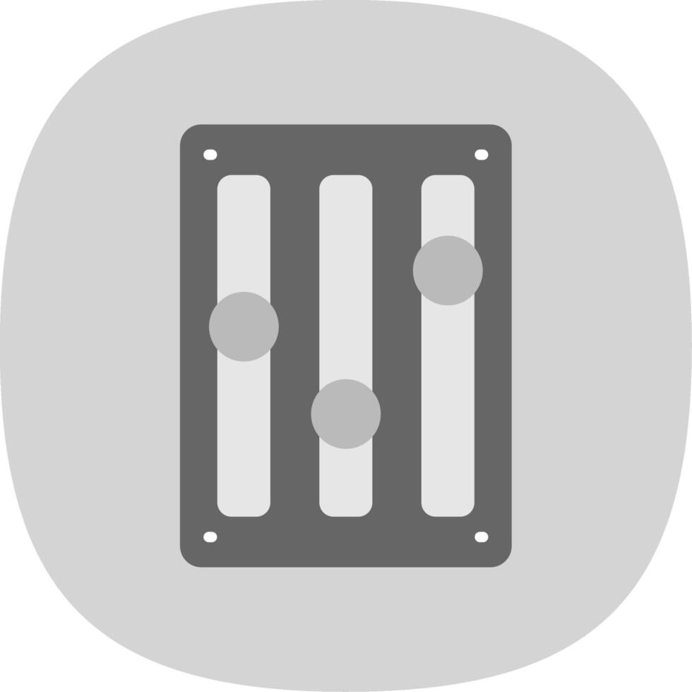 Music Adjust Flat Curve Icon Design vector