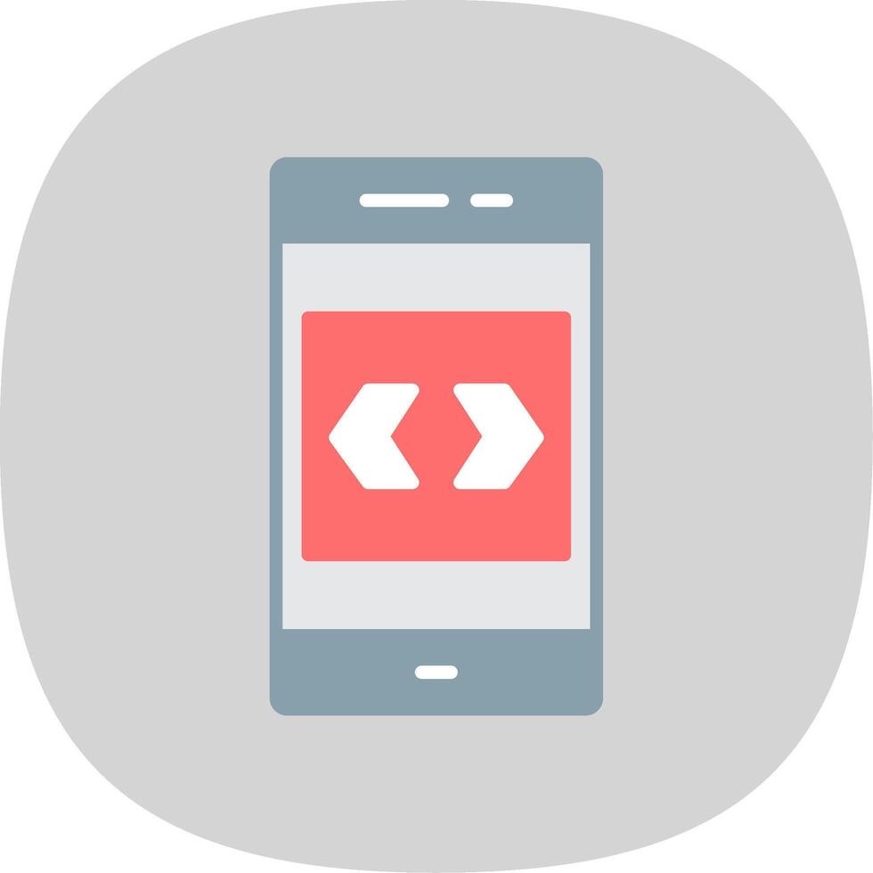 Arrow Flat Curve Icon Design vector
