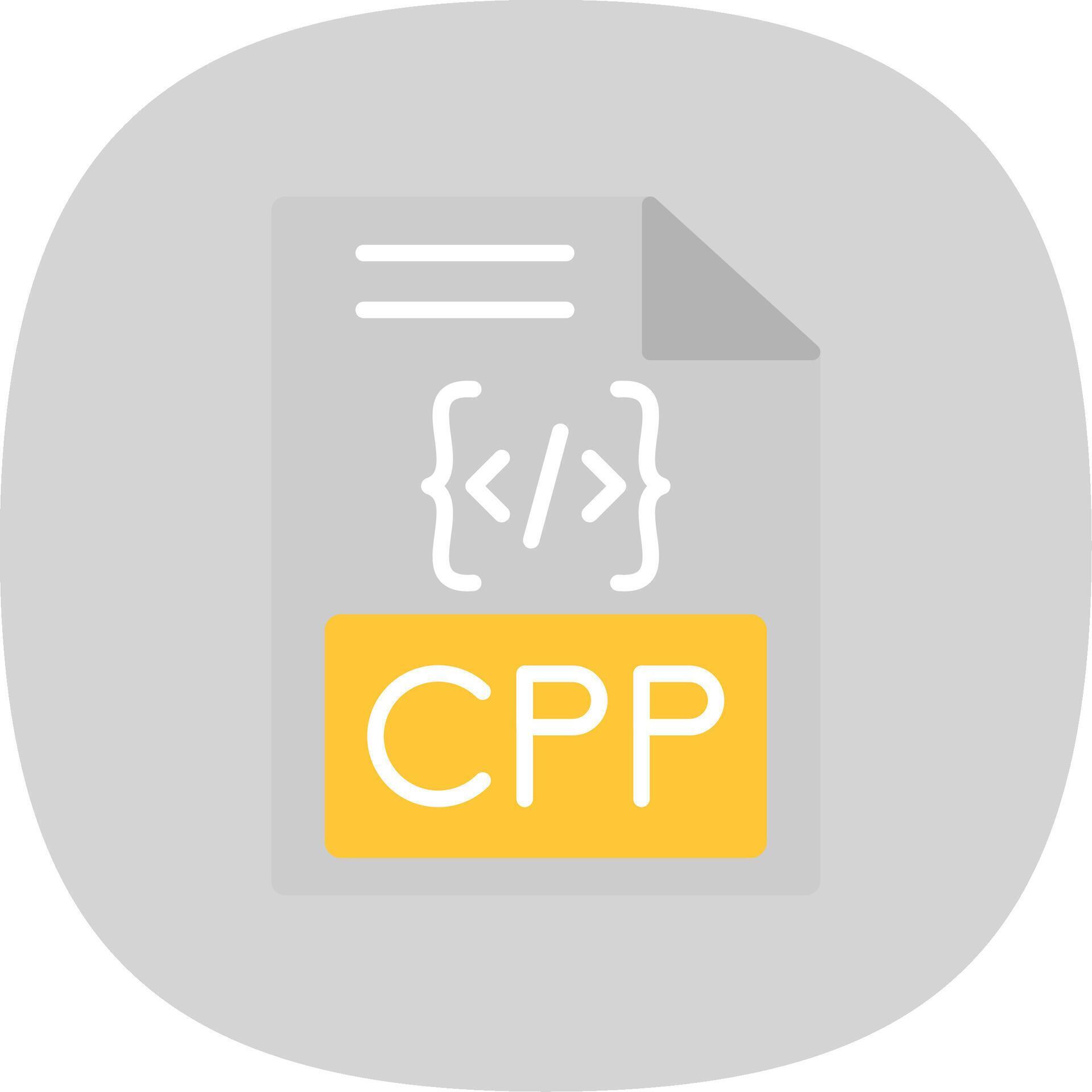 Cpp Flat Curve Icon Design 43795957 Vector Art at Vecteezy