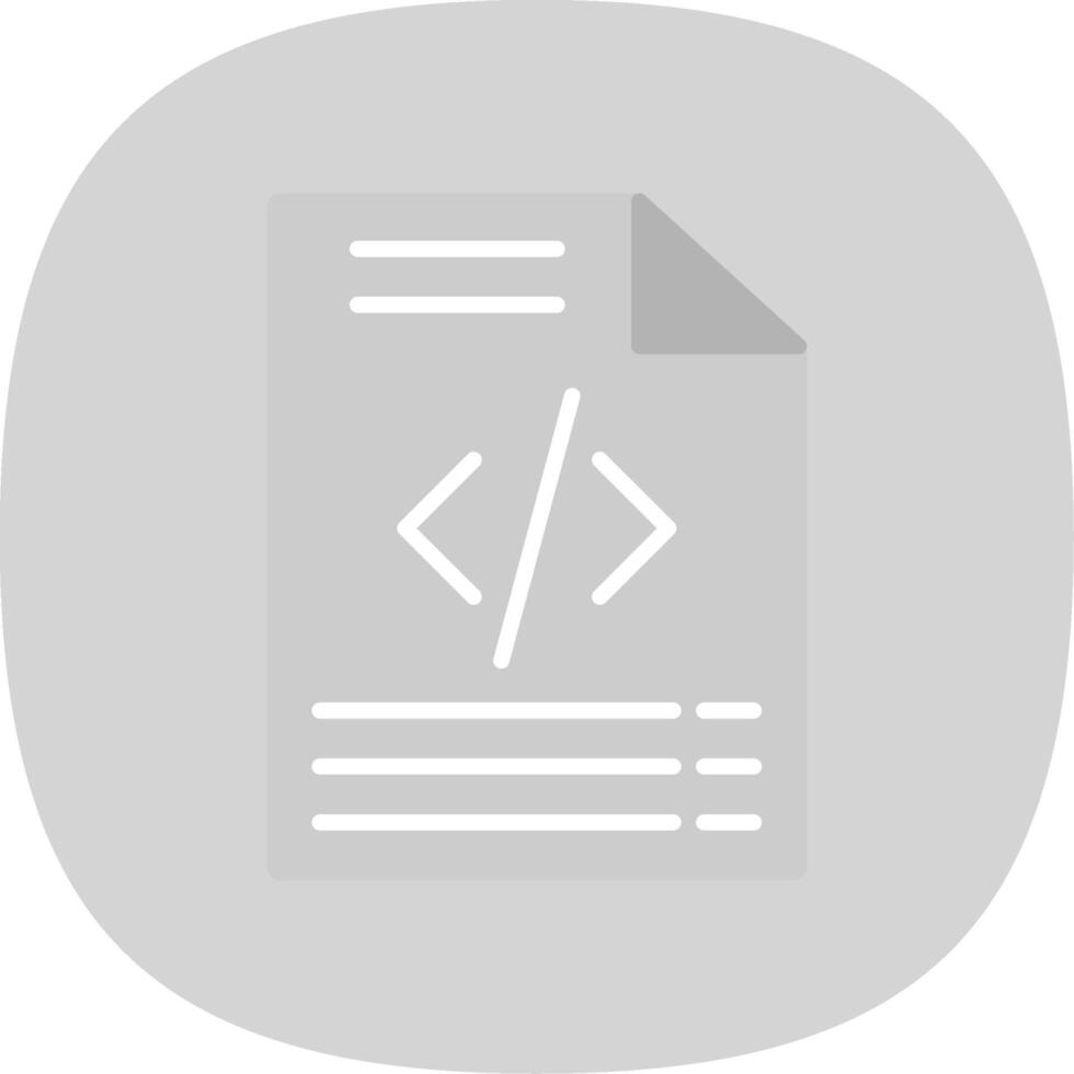 Coding Flat Curve Icon Design vector