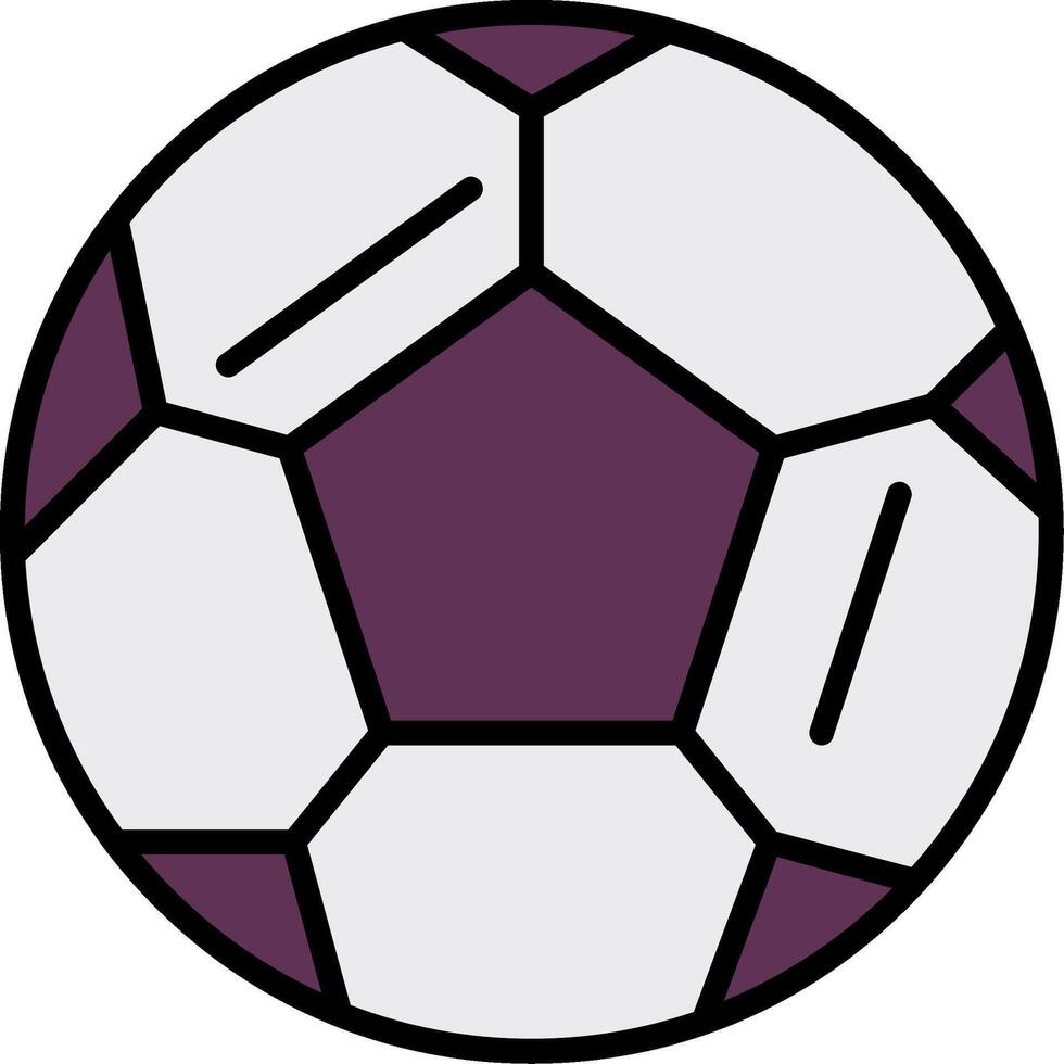 fútbol americano línea lleno icono vector