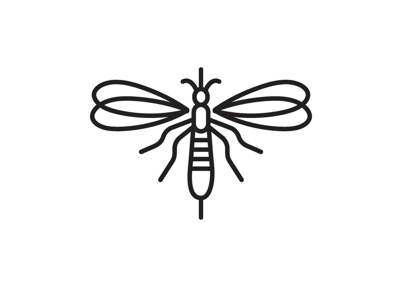 Mosquito icon design template isolated vector