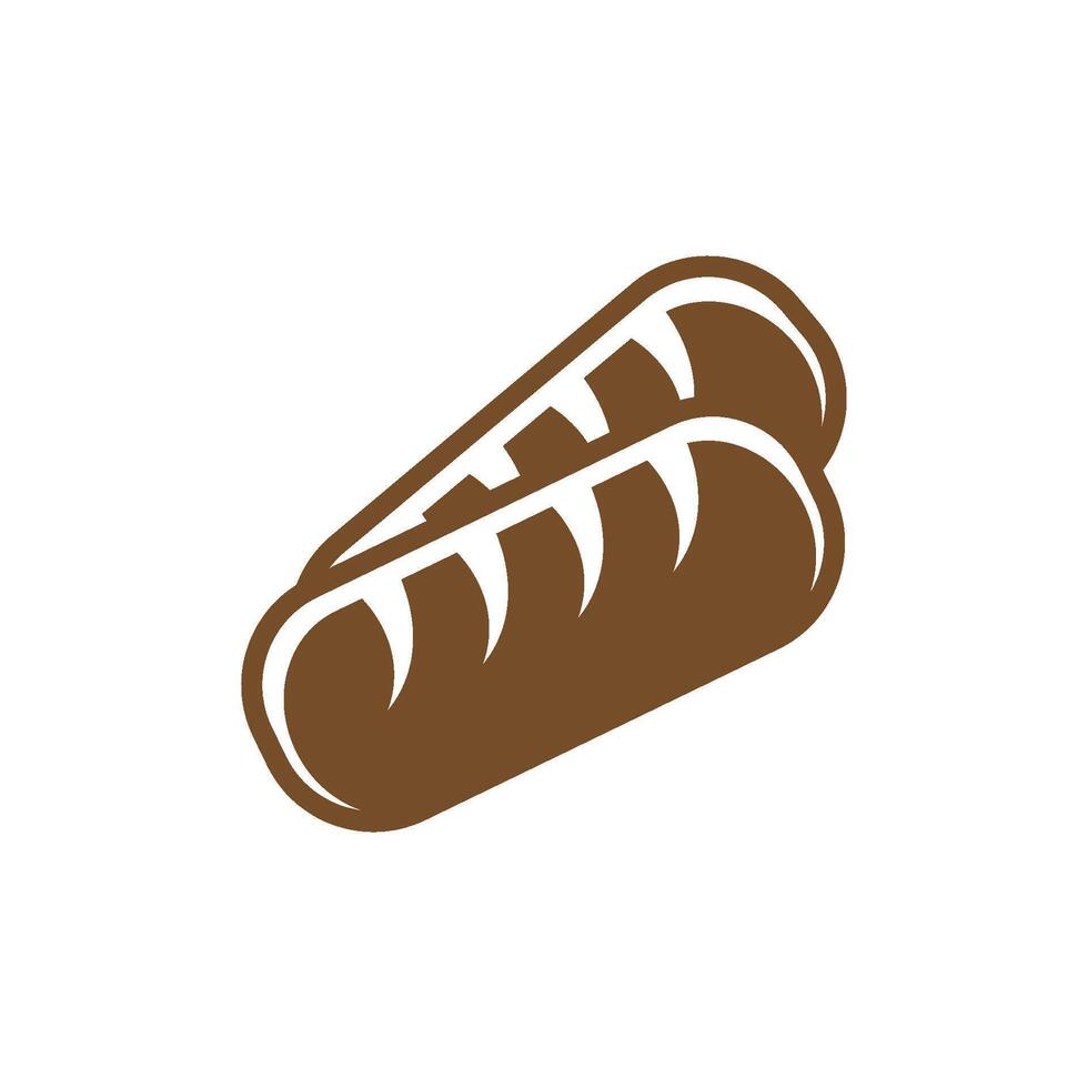 Bread icon design template isolated illustration vector