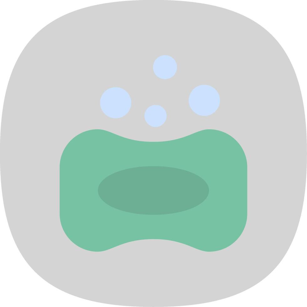 Soap Flat Curve Icon Design vector