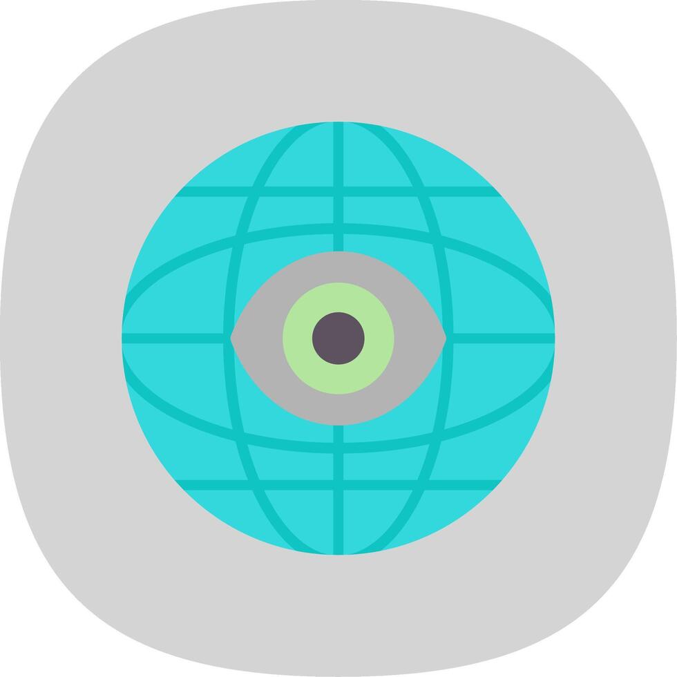 Internet Flat Curve Icon Design vector