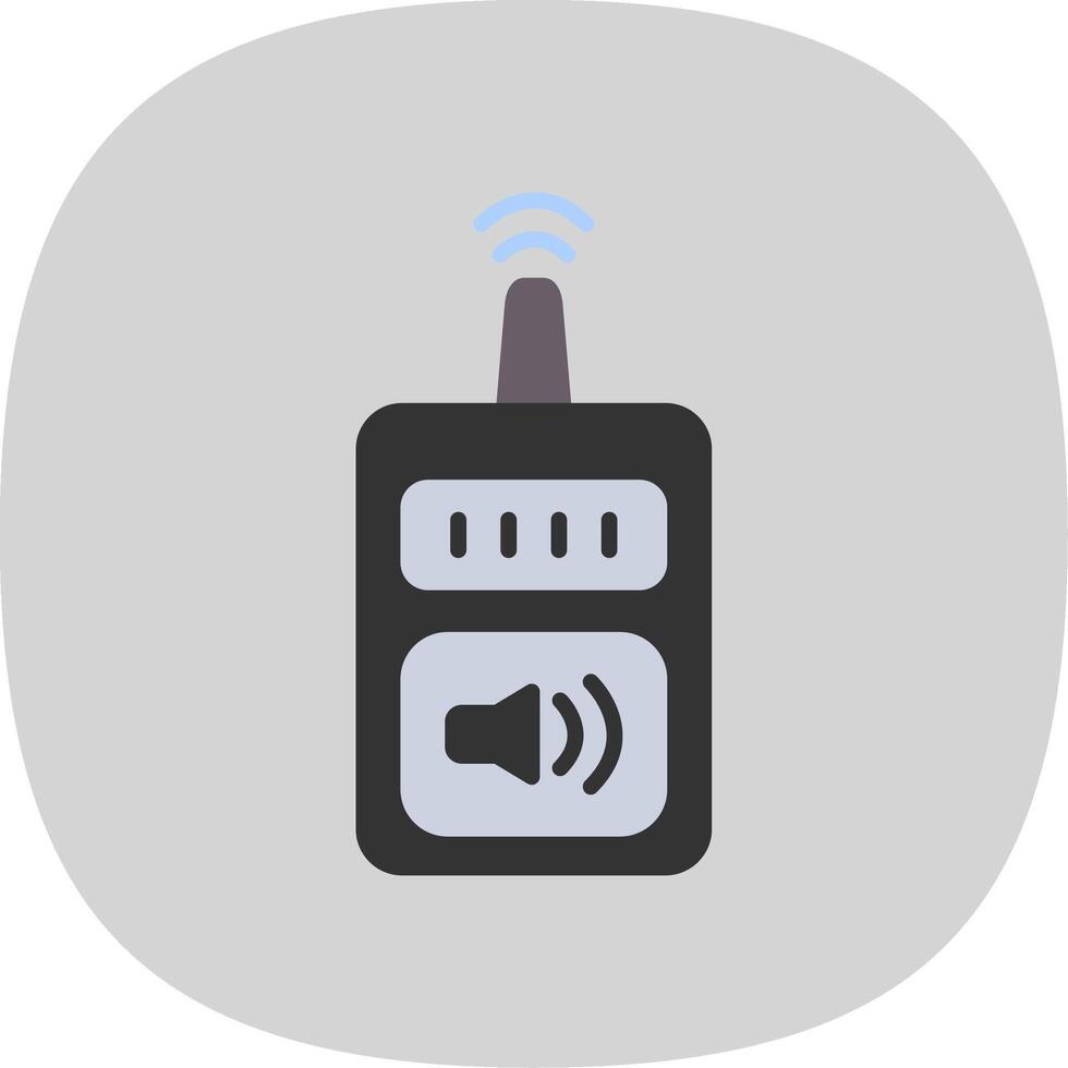 Device Flat Curve Icon Design vector