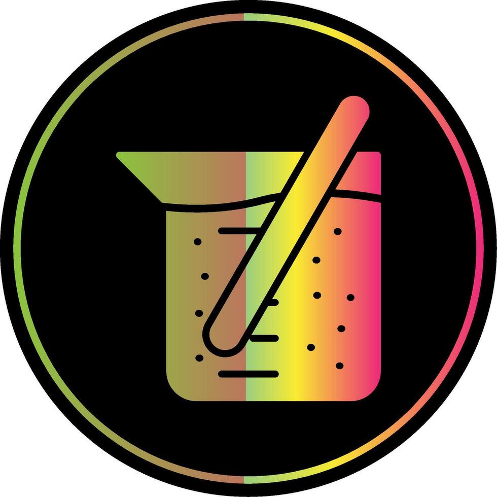 Agitator Glyph Due Color Icon Design vector