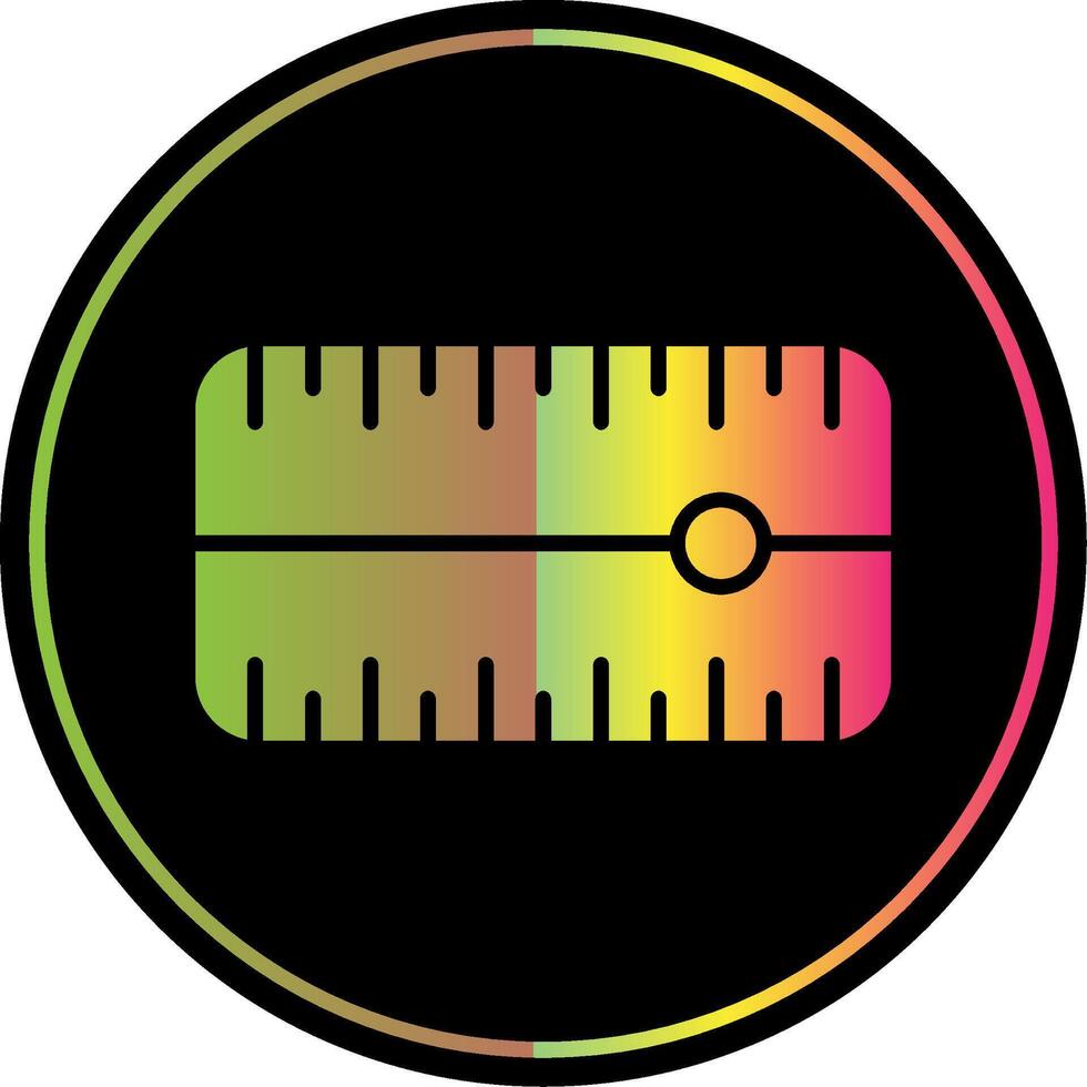 Dial Glyph Due Color Icon Design vector