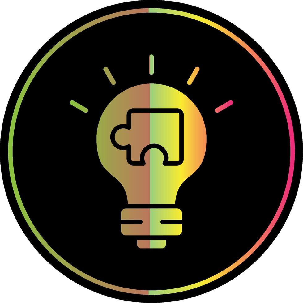 Solution Glyph Due Color Icon Design vector