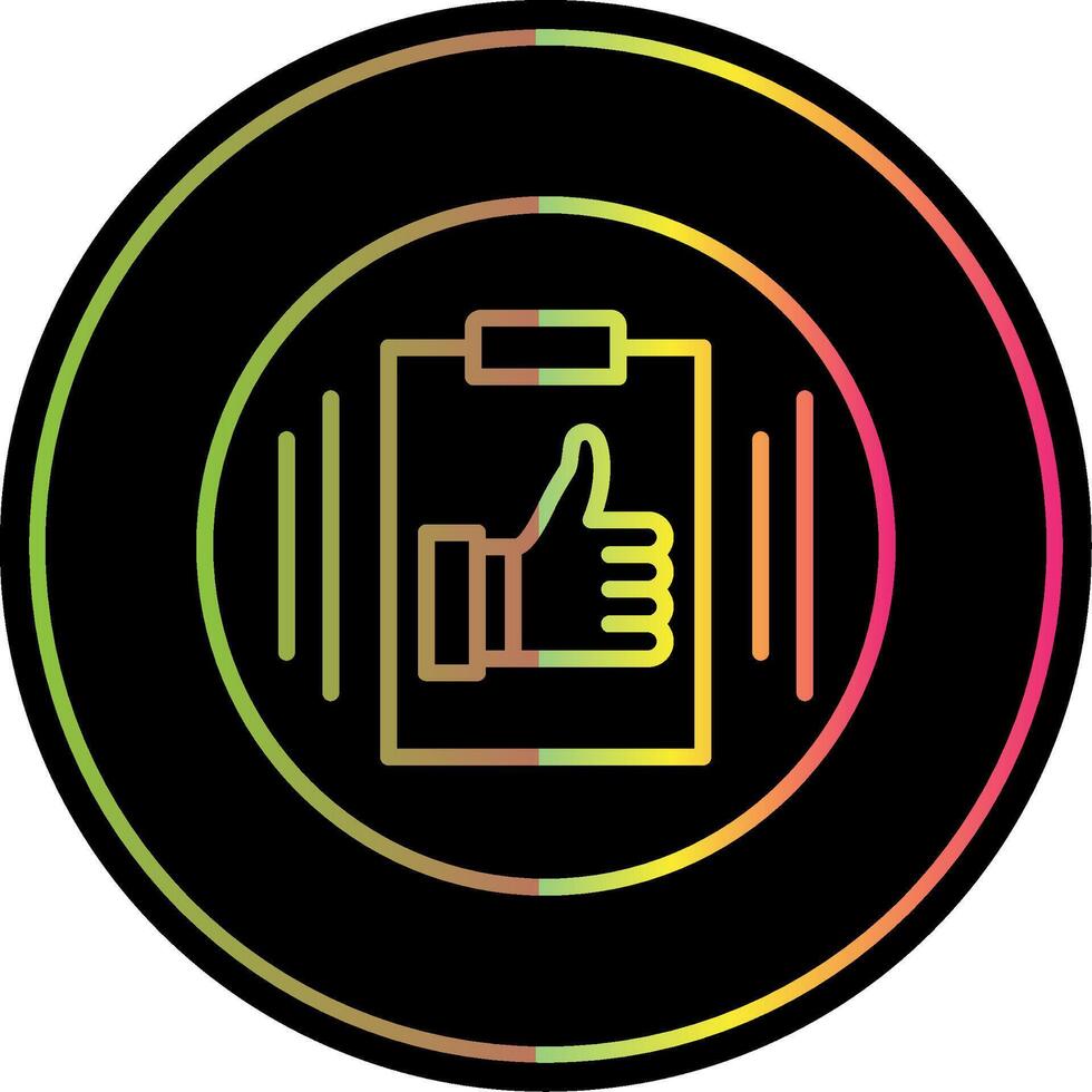 Competence Line Gradient Due Color Icon Design vector