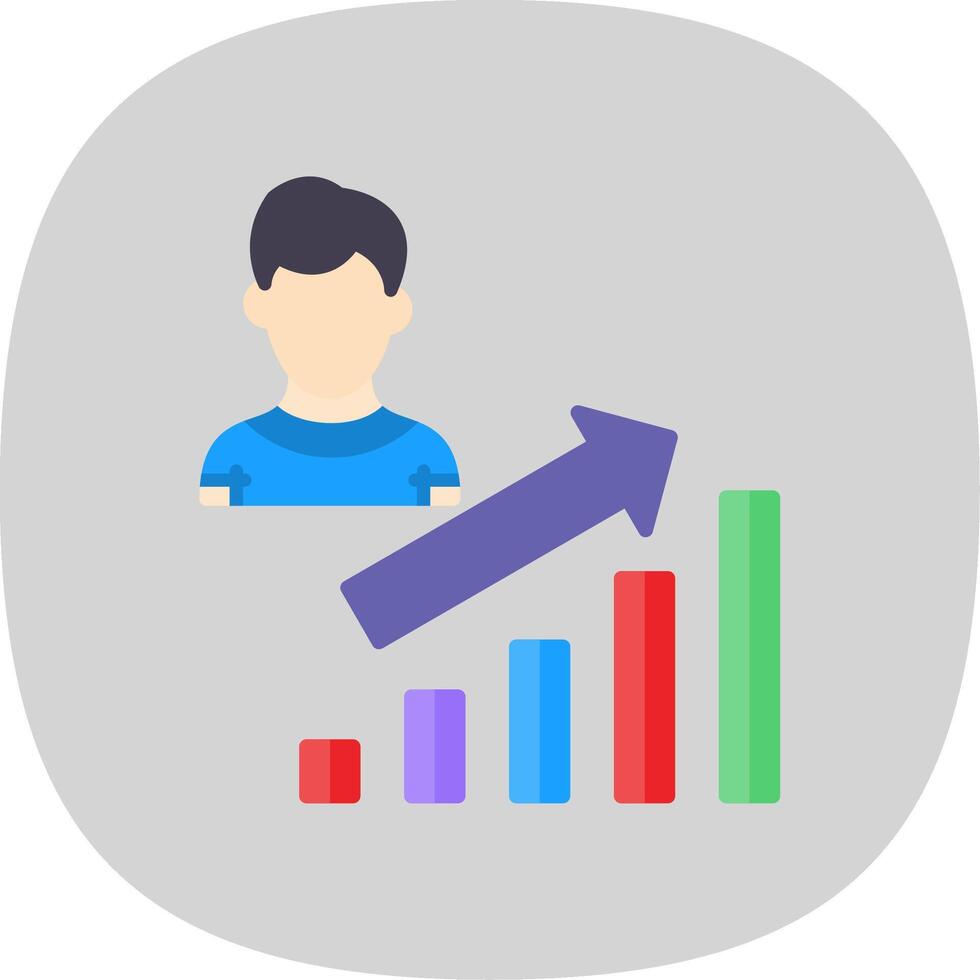 Configure Flat Curve Icon Design vector