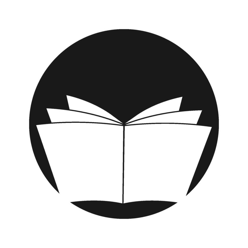 book logo design vector