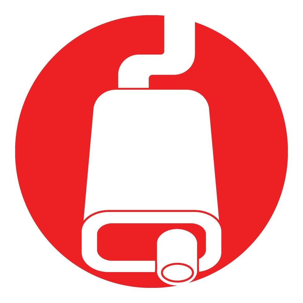exhaust logo template vector