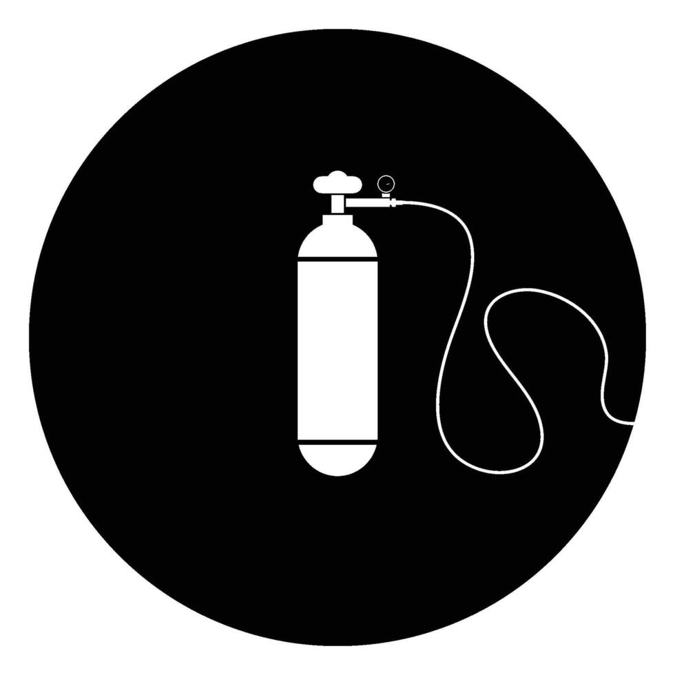 gas cylinder logo vector