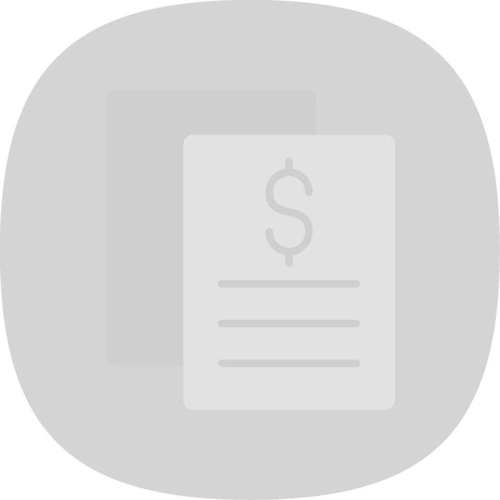 Duplicate Content Flat Curve Icon Design vector