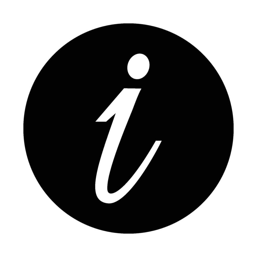 information center icon vector