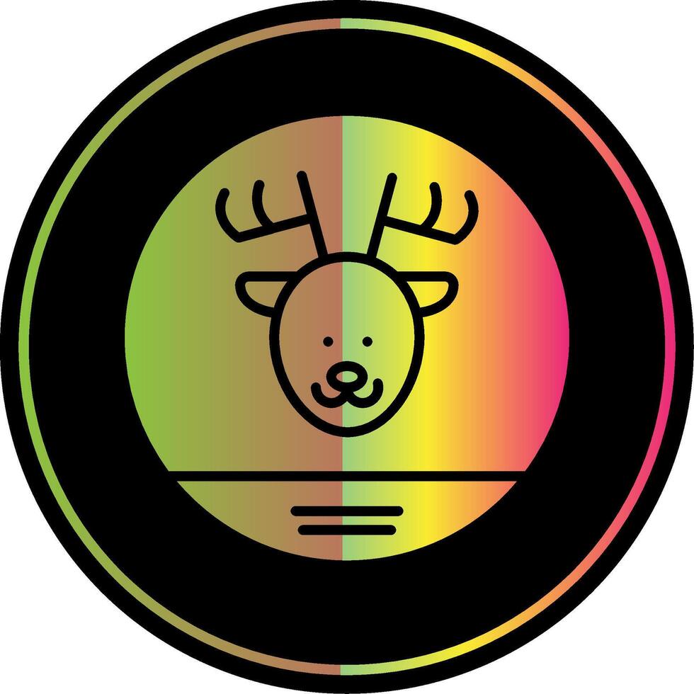 Fauna Glyph Due Color Icon Design vector
