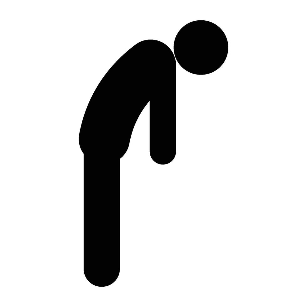 sad person icon vector