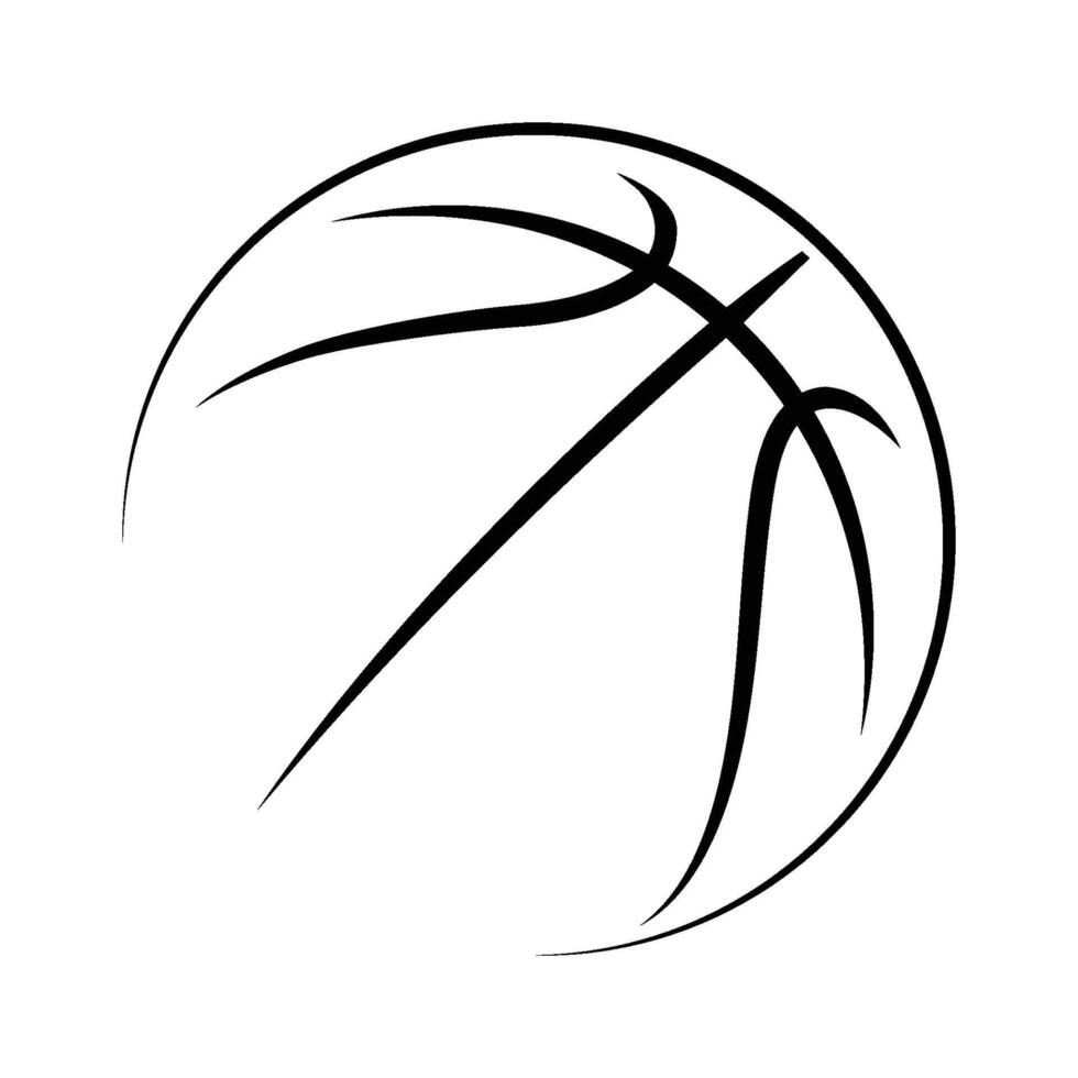baloncesto logo icono vector
