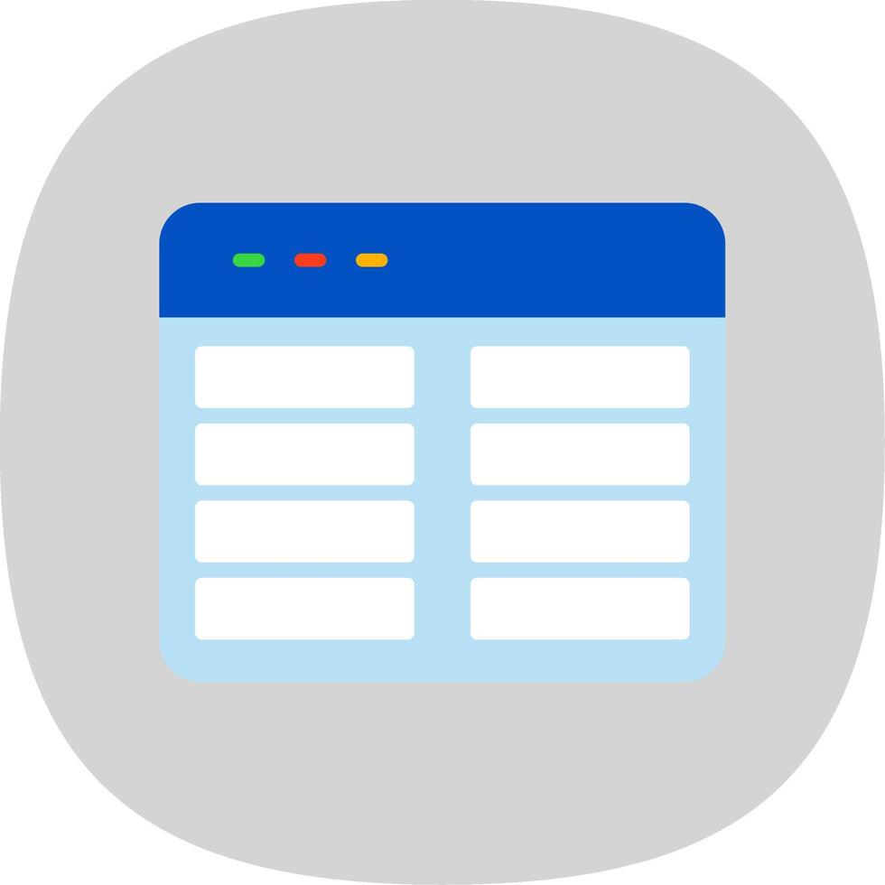 Web Programming Flat Curve Icon Design vector