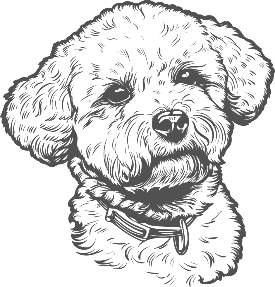 Bichon clipart design illustration png
