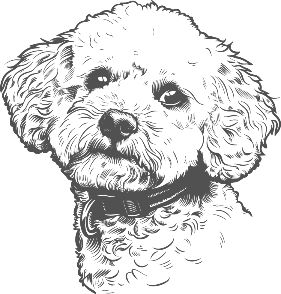 Bichon clipart design illustration png