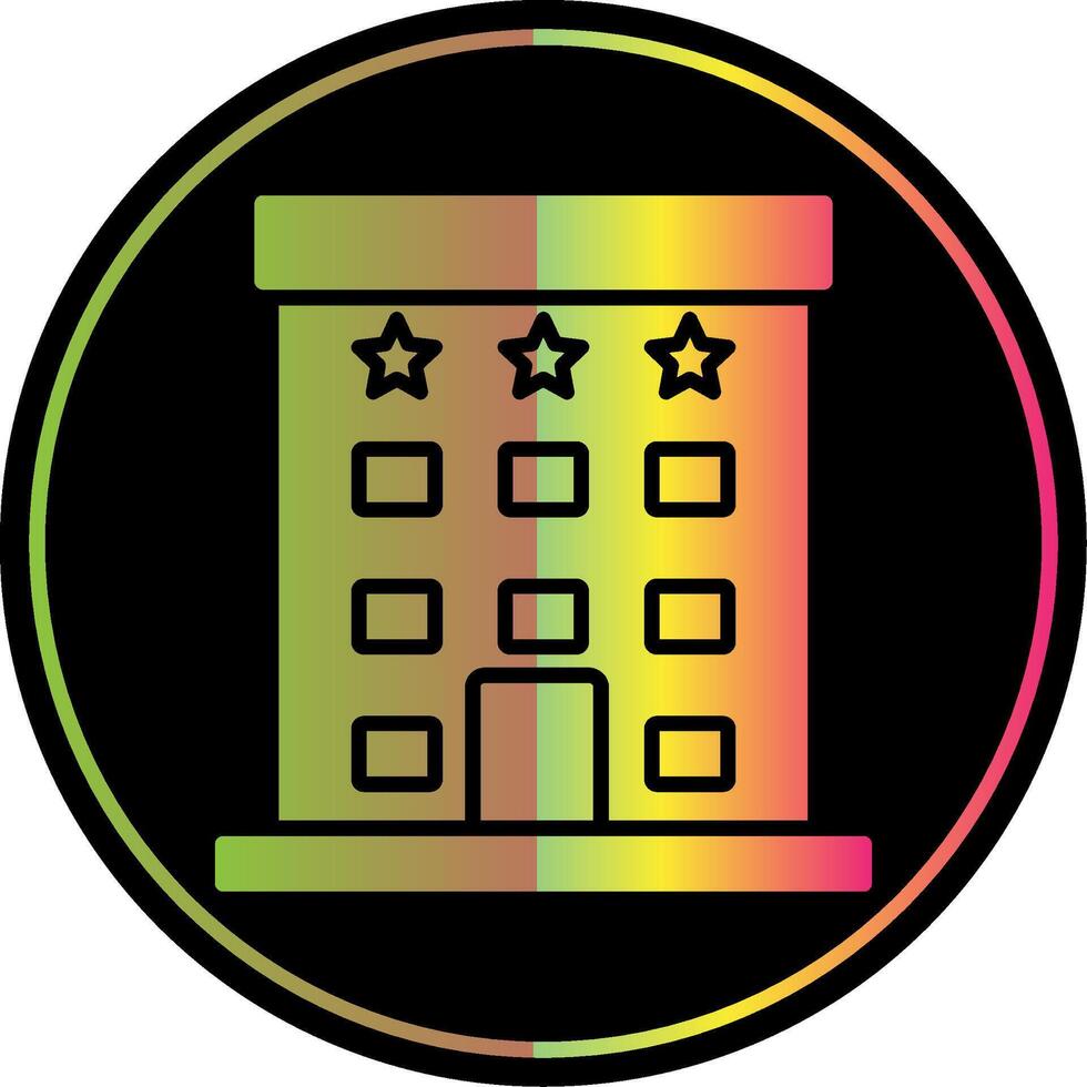 Autograph Collection Glyph Due Color Icon Design vector